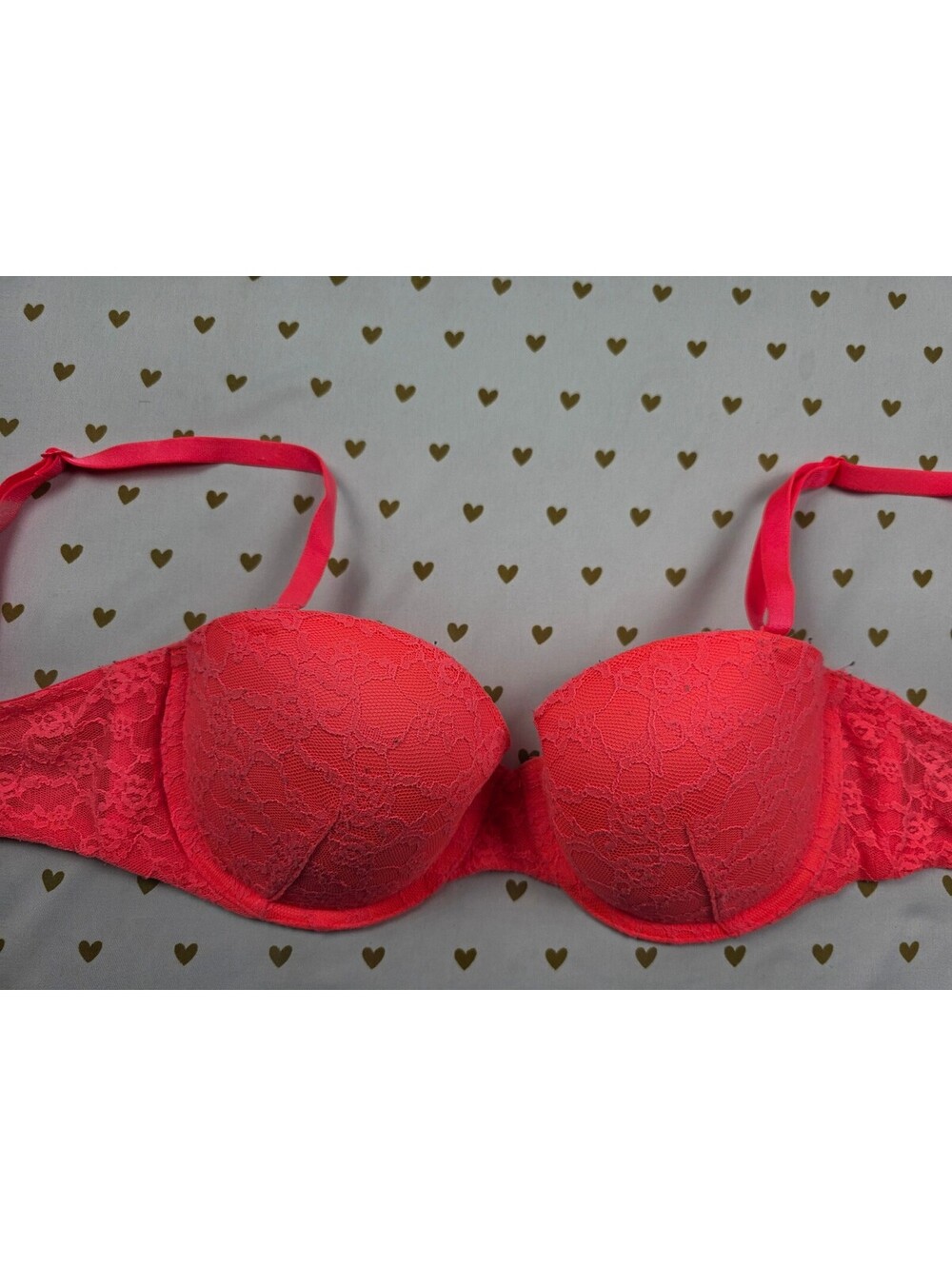 Victorias Secret Neon Lace multiway bra 34D